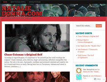 Tablet Screenshot of nataliedonna.com